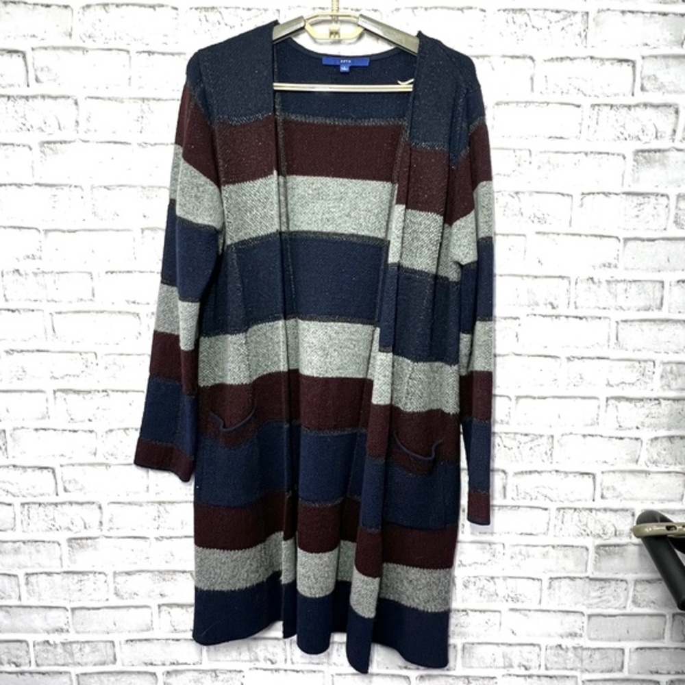 |•APT. 9•| Striped Long Cardigan